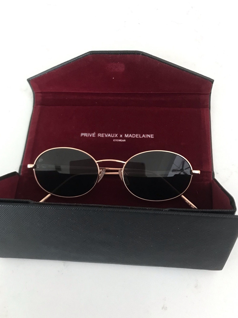 New with box Privé Revaux x Madelaine Rose Gold Candy Sunglasses